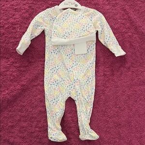 Tres Beau et Belle - Flowered Sleeper and Hat